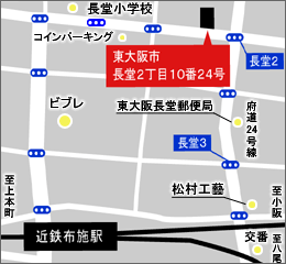 トランクルーム長堂-地図