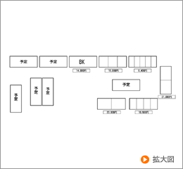レンタルボックス八尾市沼-配置図